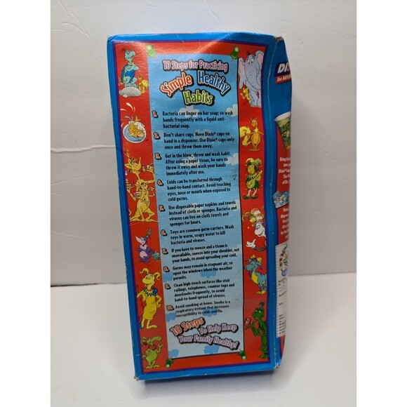 Dixie Dr. Seuss Bathroom 5 OZ 100 Cups 1997 Vintage Discontinued 90s Retro - Picture 12 of 16